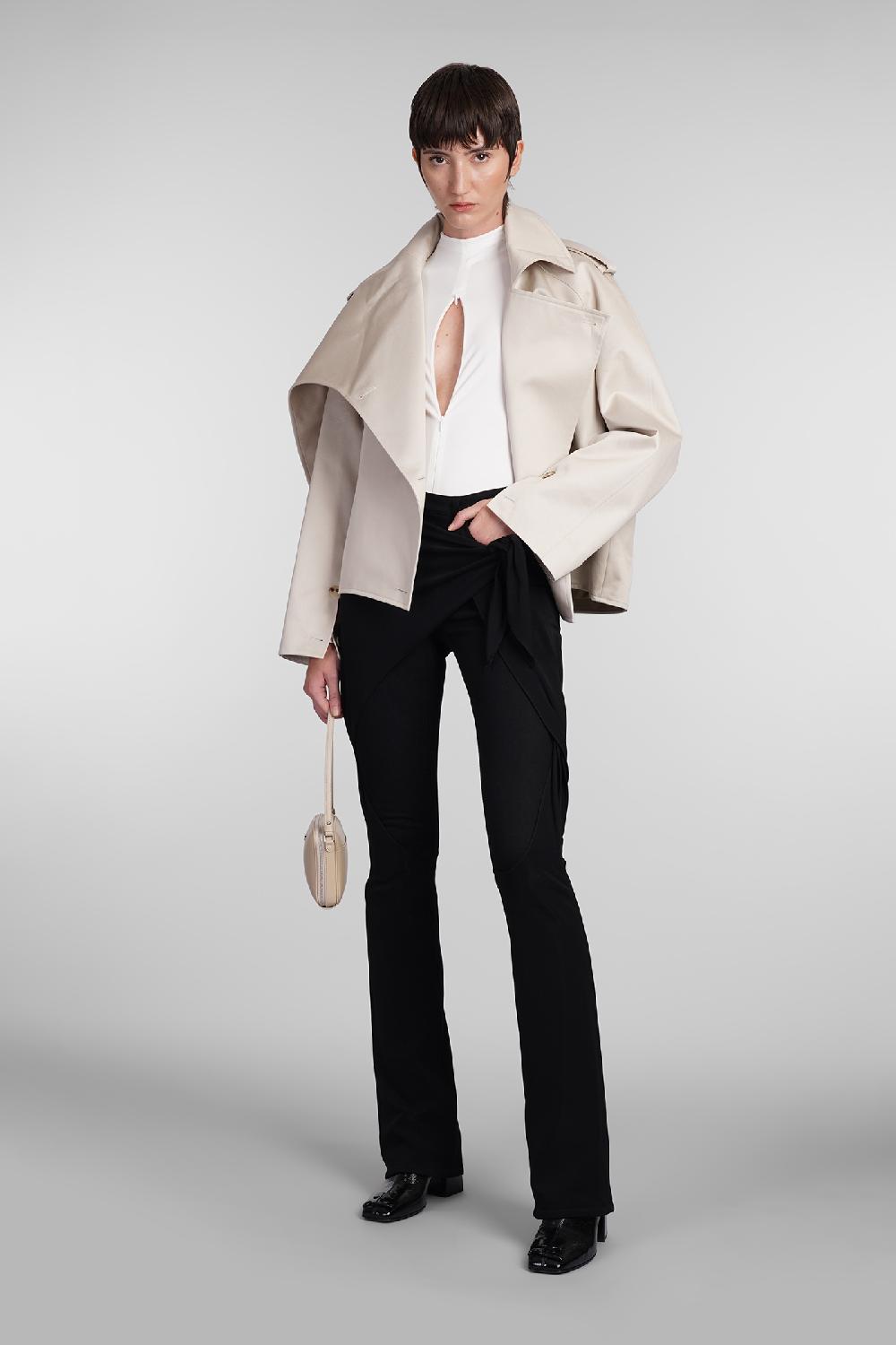 Deliberti Courreges Pantalone in cotone nero cod. 408106 - Deliberti The Luxury Shopping Promozione Limitata