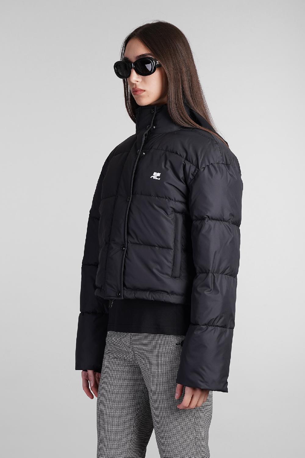 Deliberti Courreges Piumino in poliestere nero cod. 408116 - Deliberti The Luxury Shopping Shopping Online