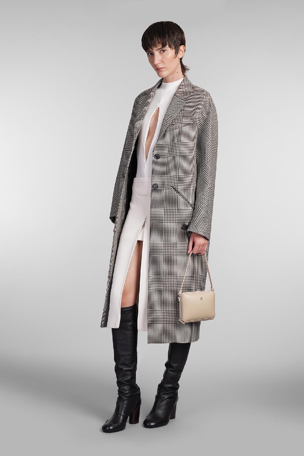 Deliberti Courreges Cappotto in lana beige cod. 408118 - Deliberti The Luxury Shopping Promozione Limitata