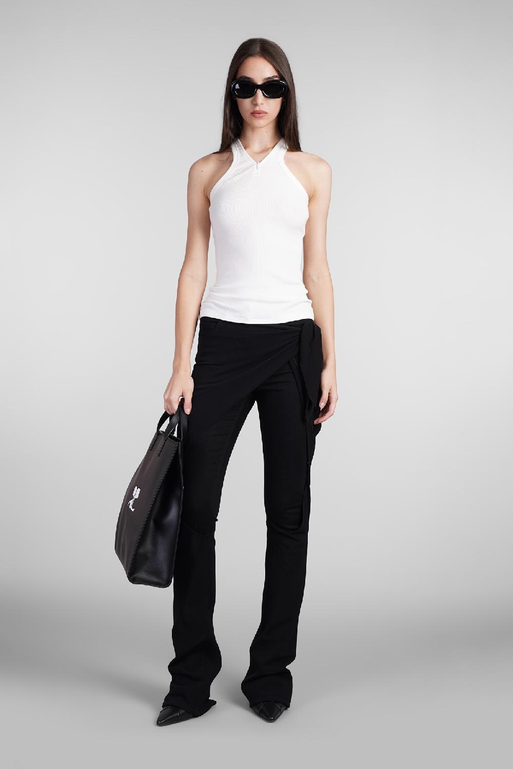 Deliberti Courreges Topwear in cotone bianco cod. 408565 - Deliberti The Luxury Shopping Online