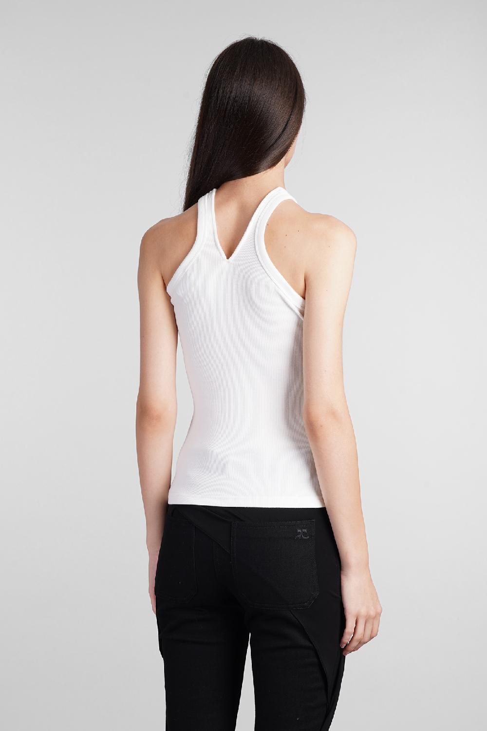 Deliberti Courreges Topwear in cotone bianco cod. 408565 - Deliberti The Luxury Shopping Online