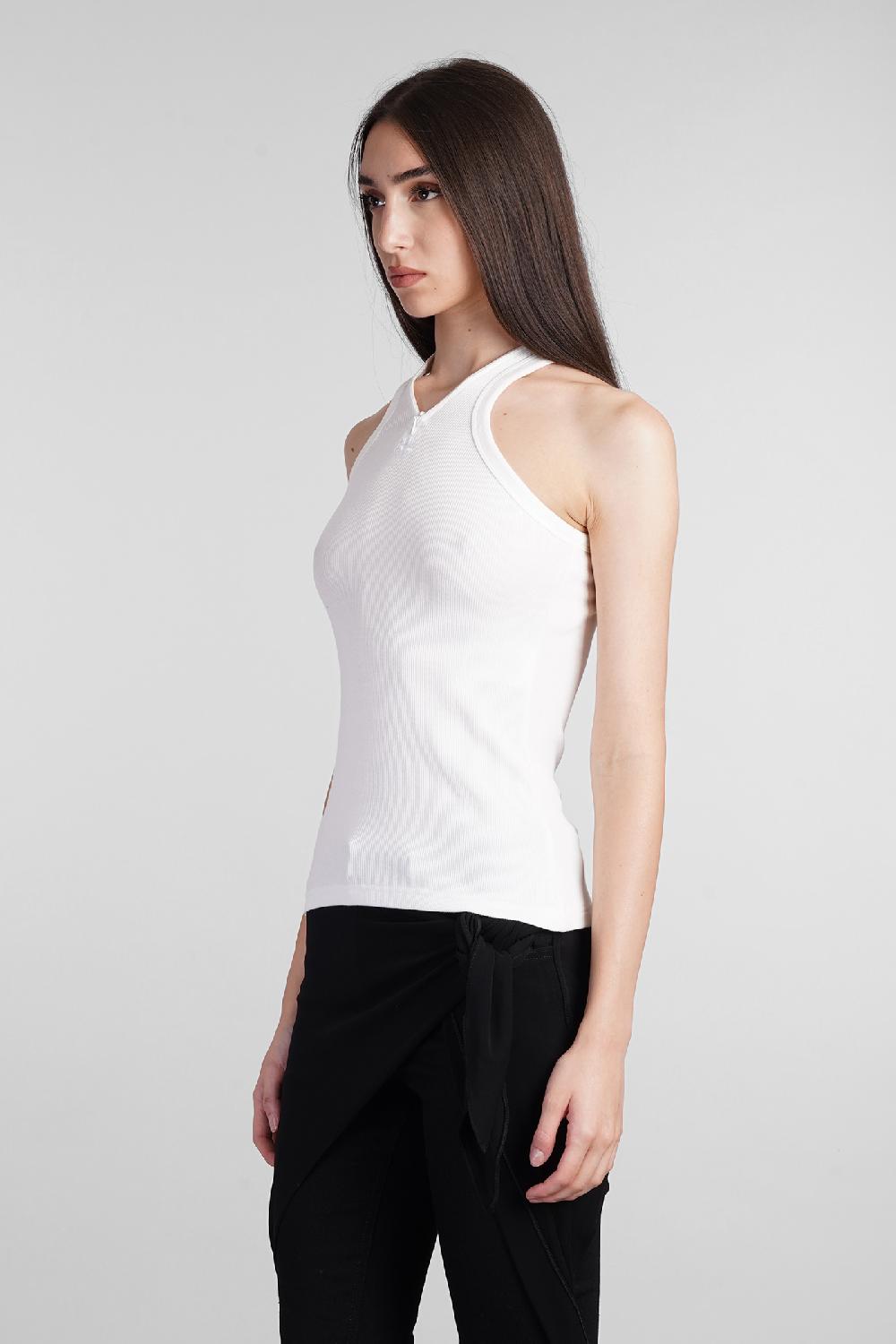 Deliberti Courreges Topwear in cotone bianco cod. 408565 - Deliberti The Luxury Shopping Online