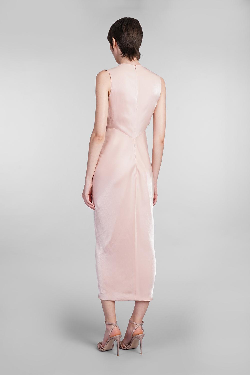 Deliberti Costarellos Abito franca in poliestere rosa cod. 401965 - Deliberti The Luxury Shopping Hotsell