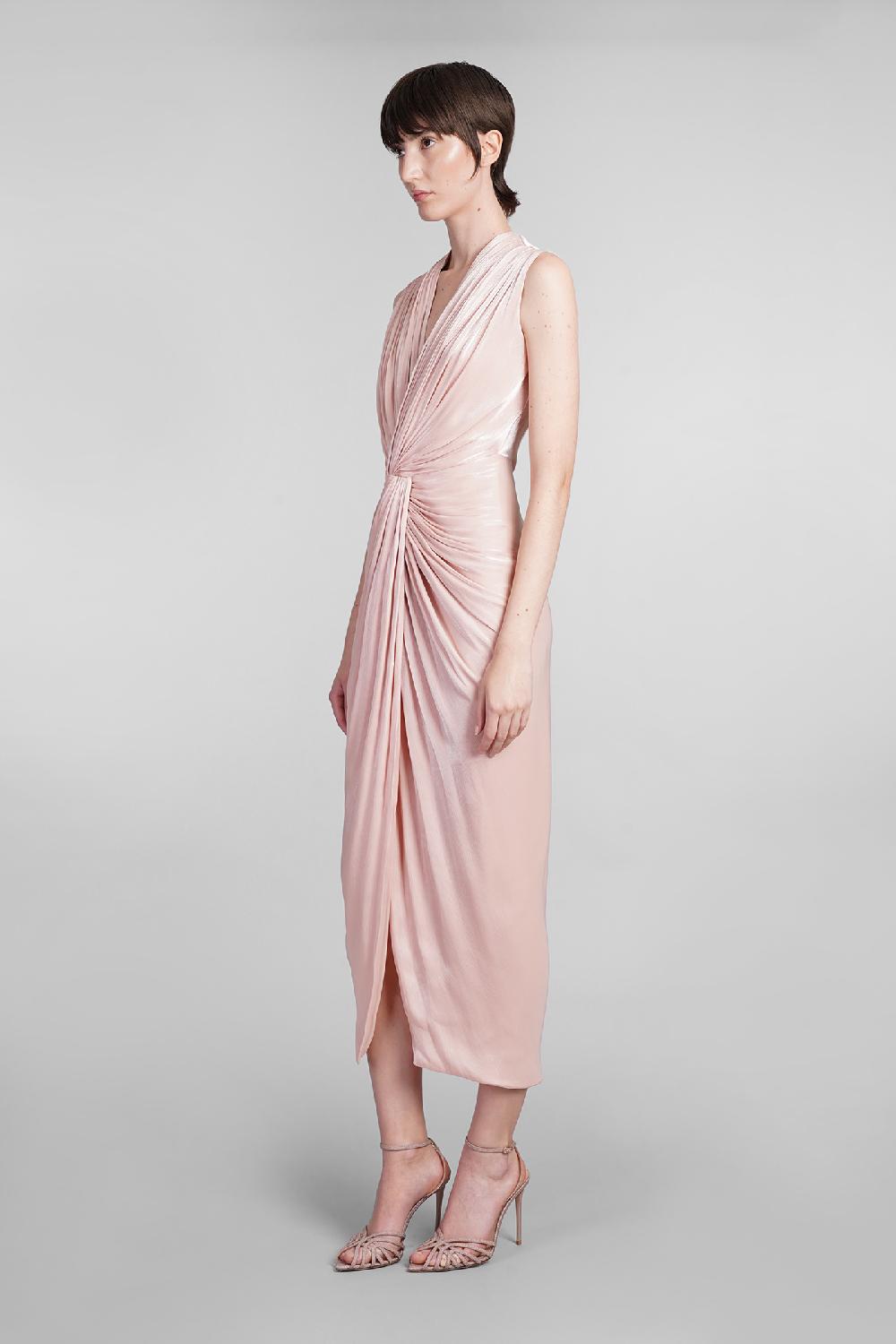 Deliberti Costarellos Abito franca in poliestere rosa cod. 401965 - Deliberti The Luxury Shopping Hotsell