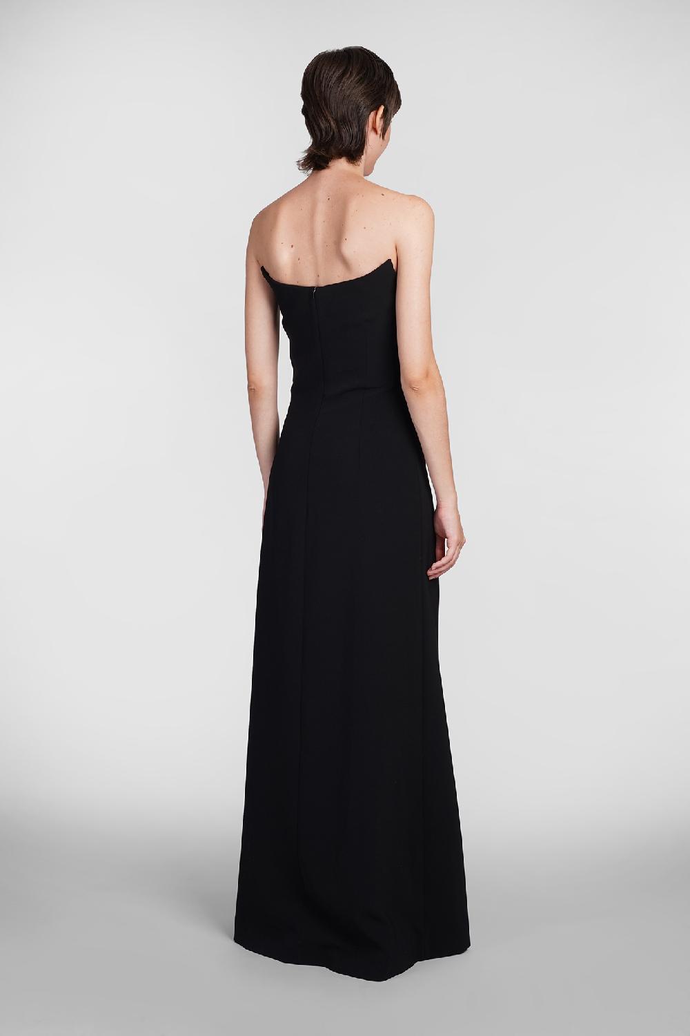 Deliberti Costarellos Abito fara in poliestere nero cod. 406738 - Deliberti The Luxury Shopping Hotsell