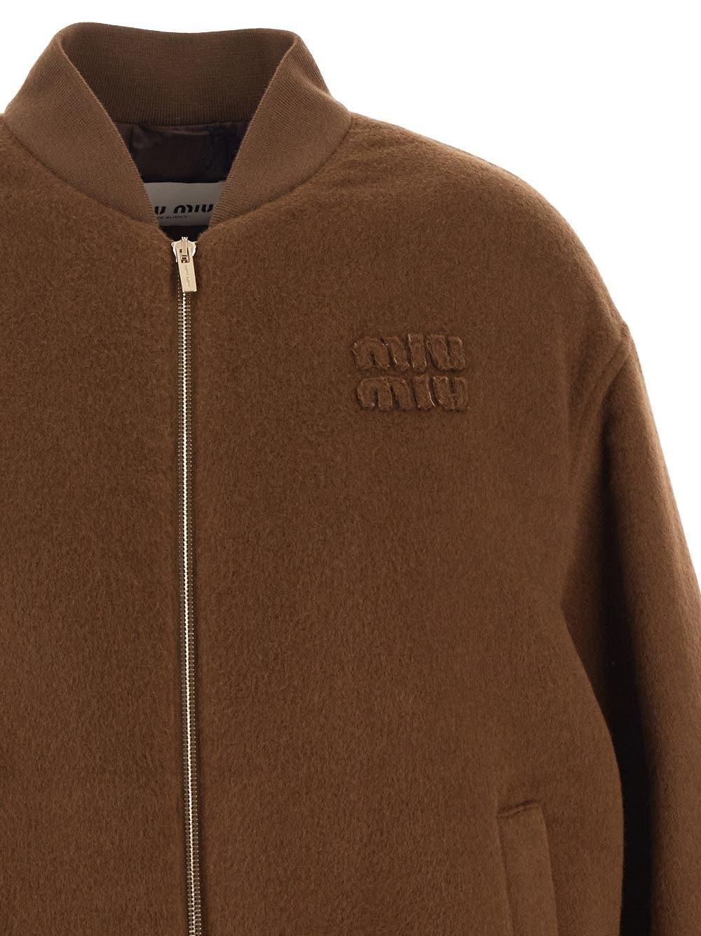 Oluxury Miu Miu Wool Jacket Qualità Garantita