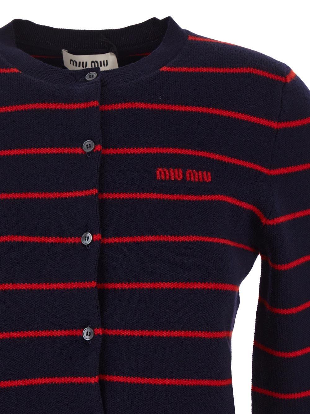 Oluxury Miu Miu Cardigan knit In Vendita