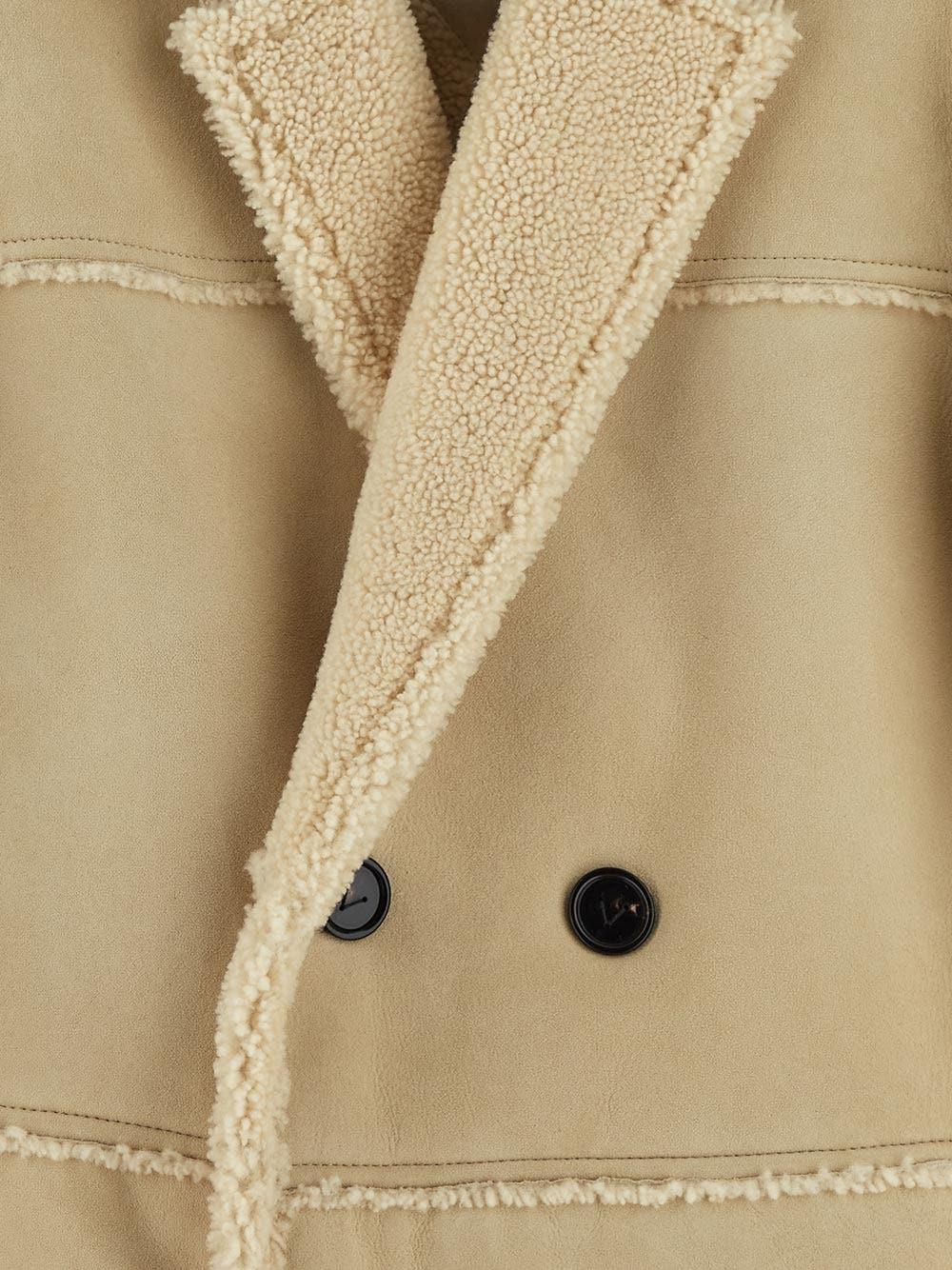 Oluxury Bottega Veneta Lamb Coat Nuova