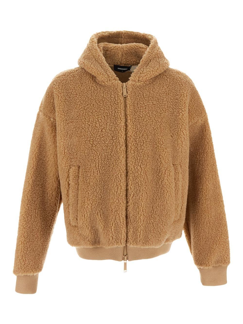 Oluxury Dsquared2 Sherpa Jacket Vendita Economica