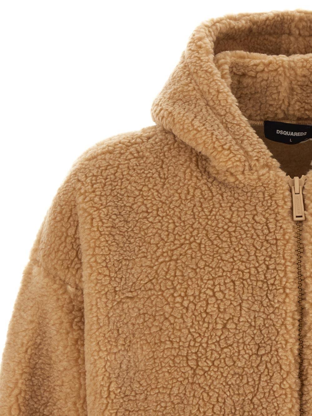 Oluxury Dsquared2 Sherpa Jacket Vendita Economica