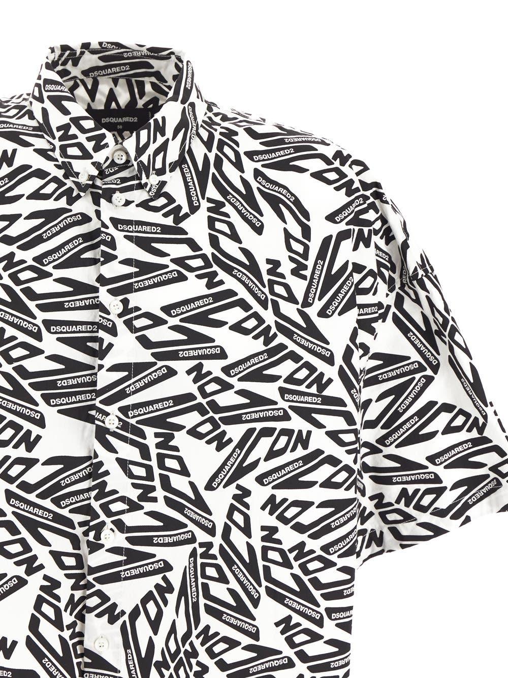 Oluxury Dsquared2 Logo Shirt Moda