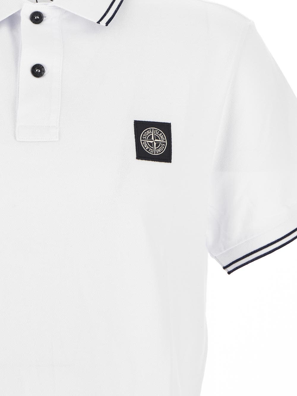 Oluxury Stone Island Logoed Polo Italy