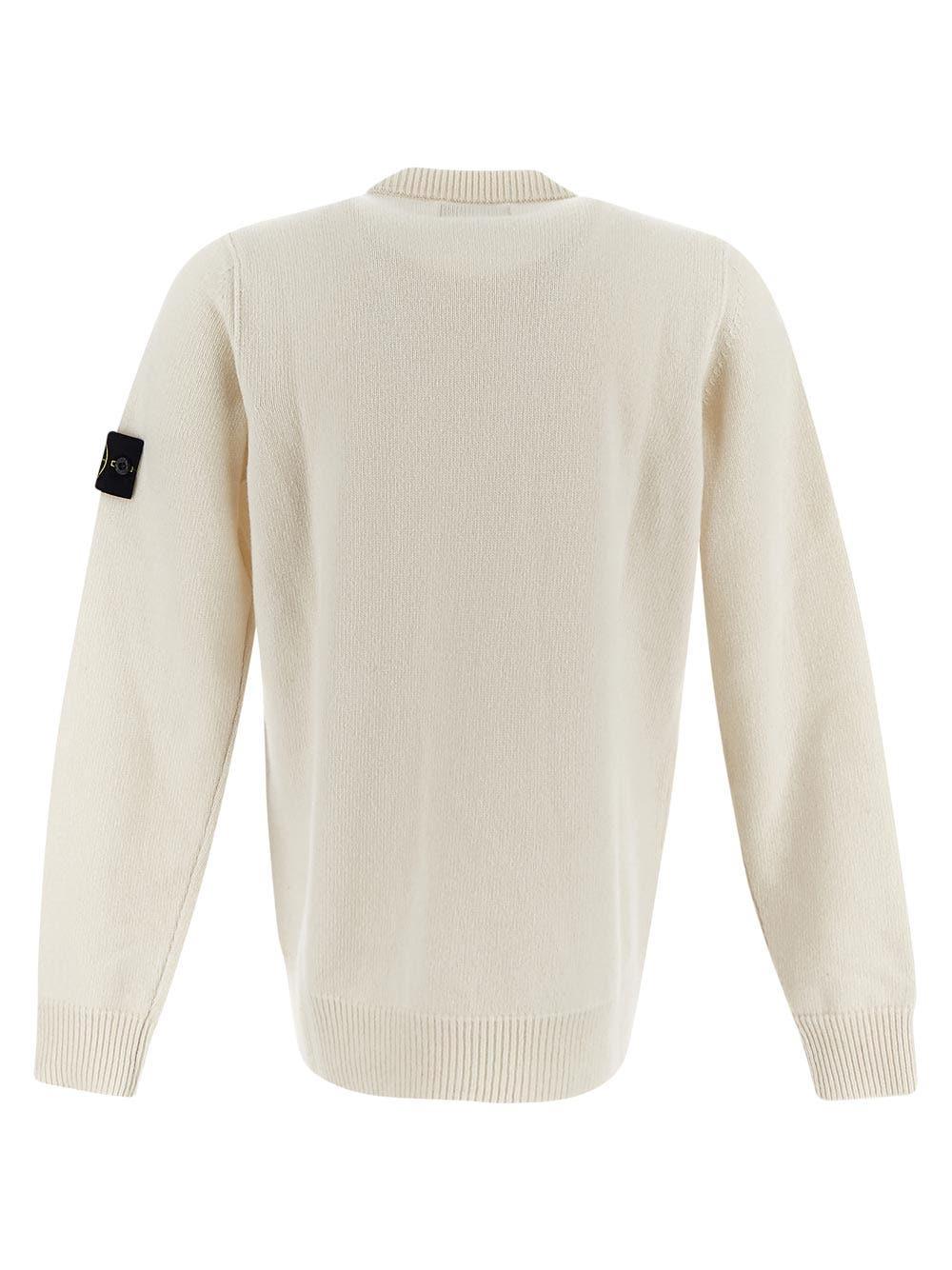 Oluxury Stone Island Logo Knit Vendita