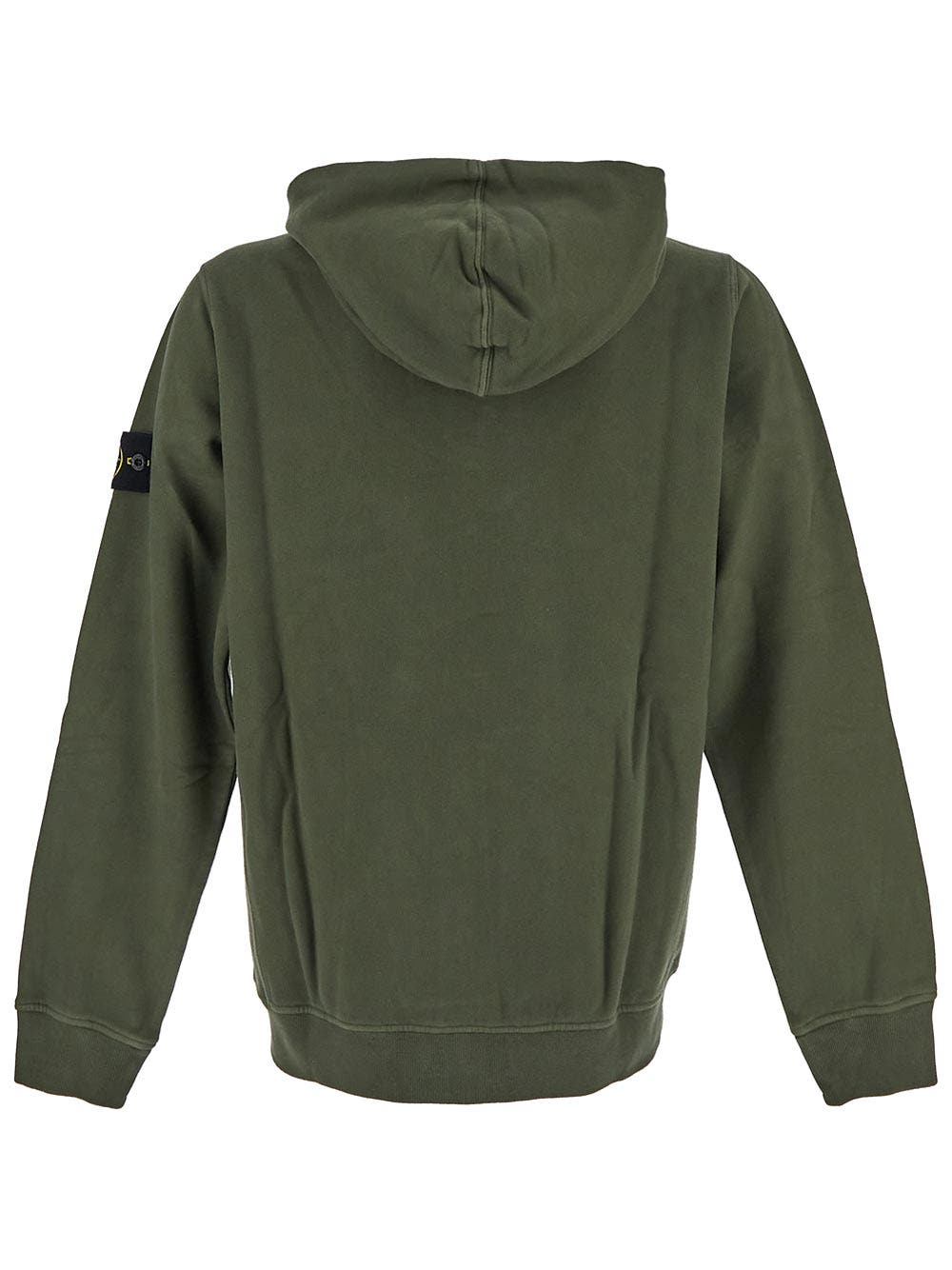 Oluxury Stone Island Logo Hoodie Offerte