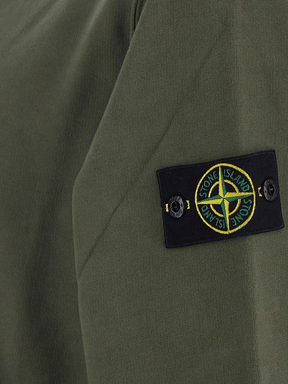 Oluxury Stone Island Logo Hoodie Offerte