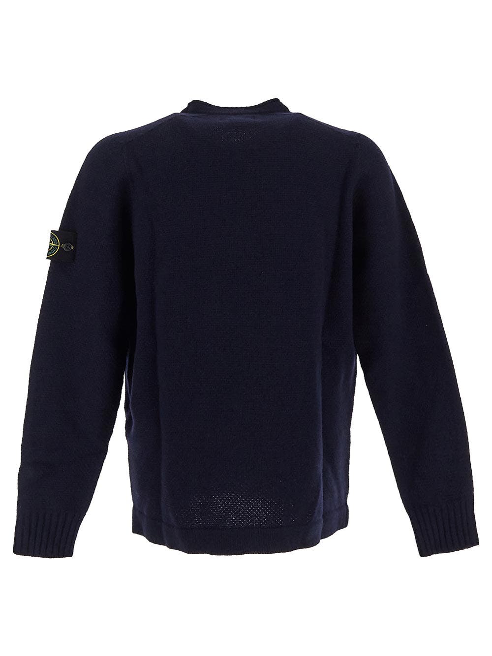 Oluxury Stone Island Logo Knit Vendita Calda