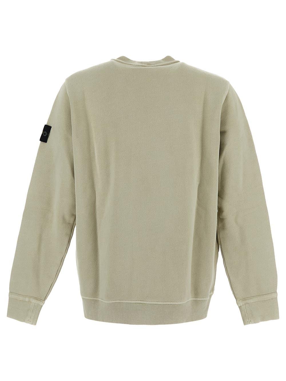 Oluxury Stone Island Logo Sweatshirt Saldi Di Fabbrica