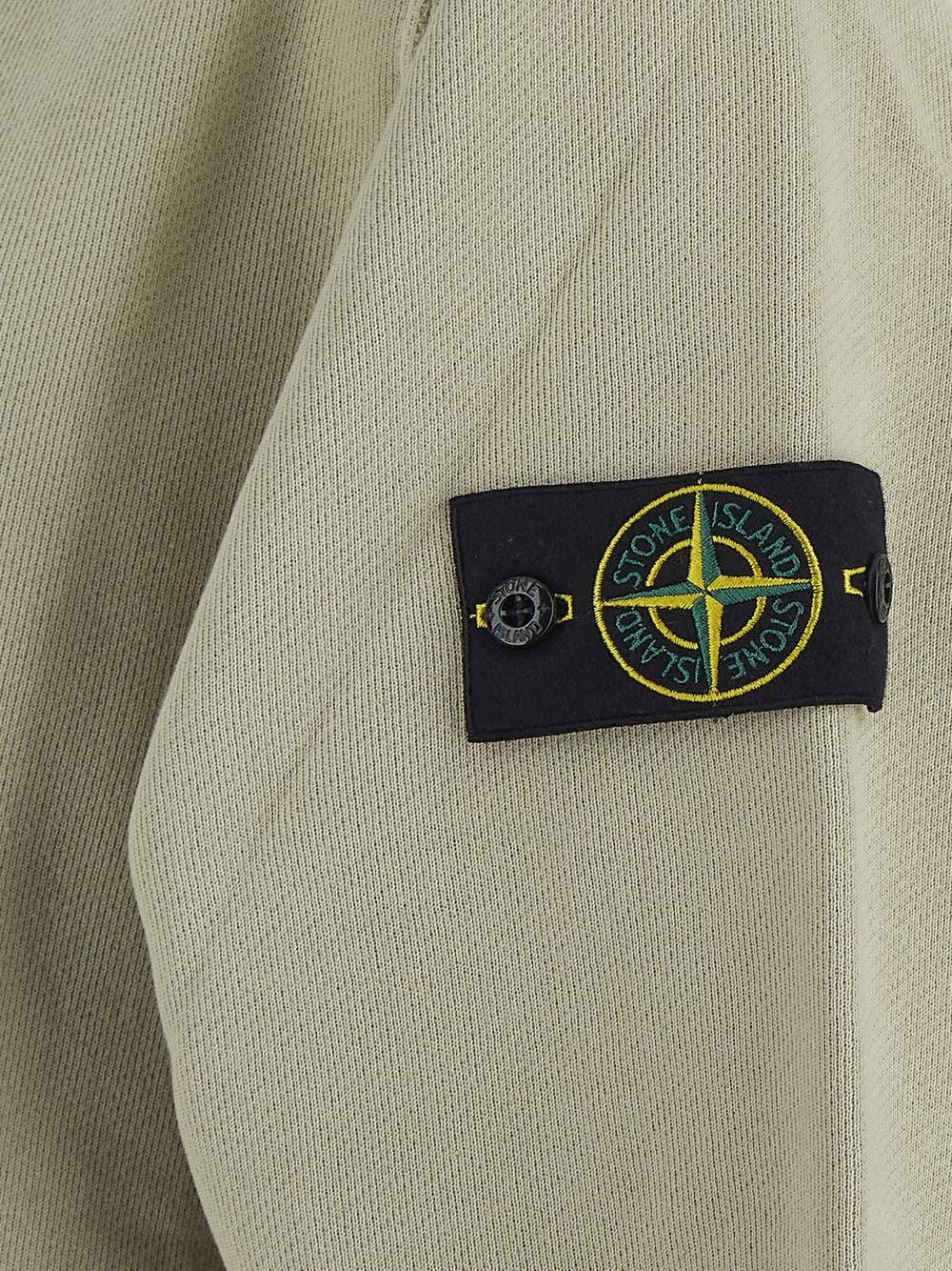 Oluxury Stone Island Logo Sweatshirt Saldi Di Fabbrica