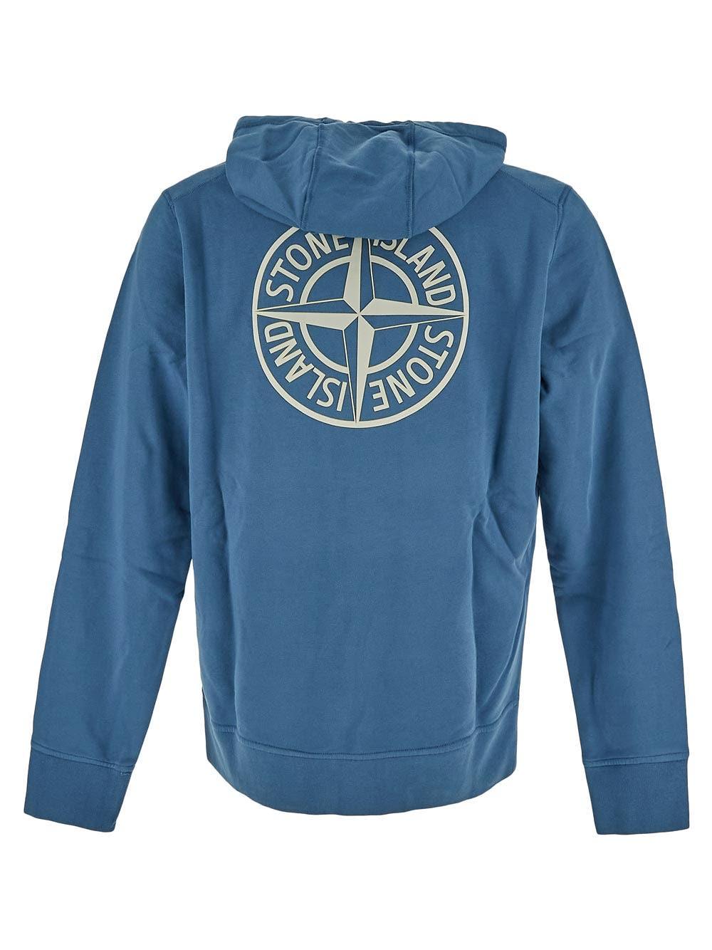 Oluxury Stone Island Logo Hoodie Negozio