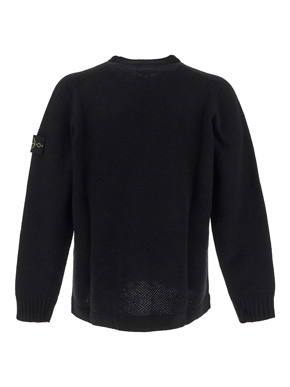 Oluxury Stone Island Logo Knit Qualità