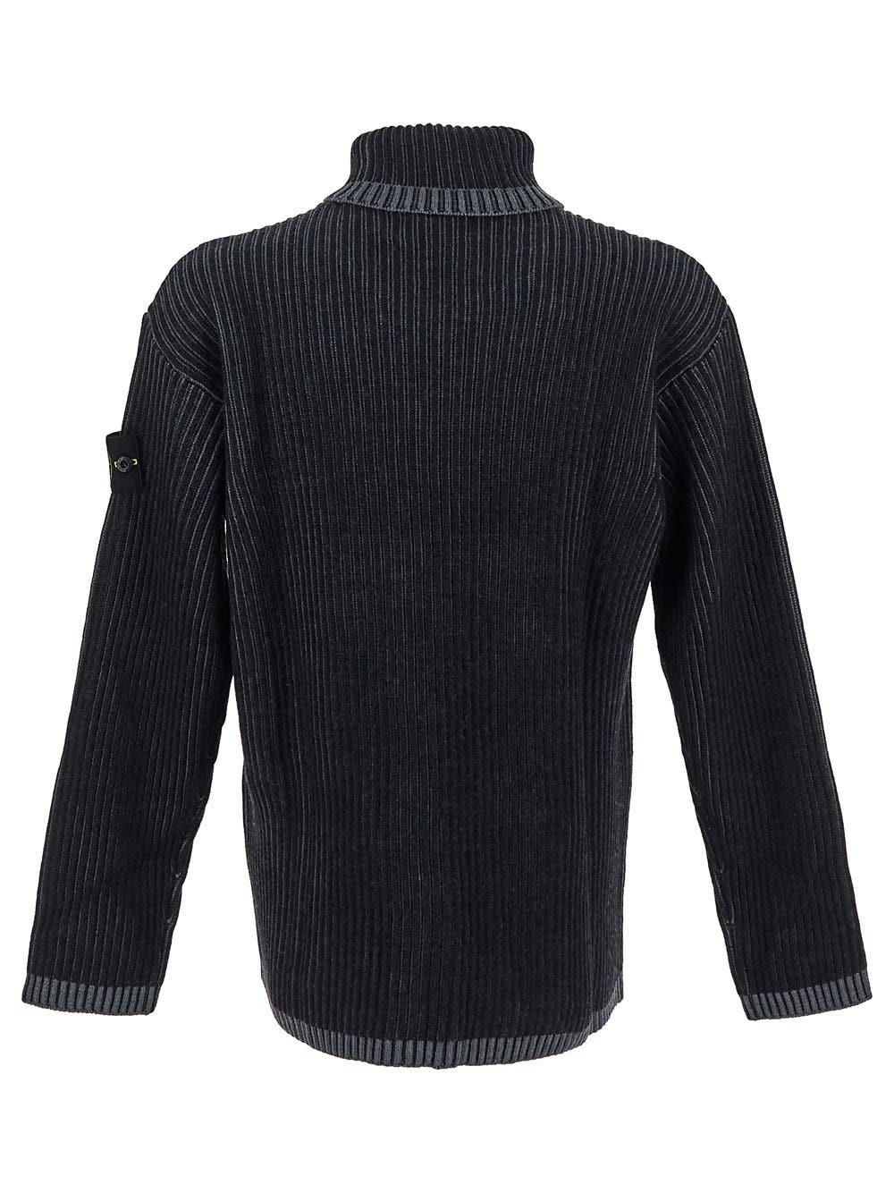 Oluxury Stone Island Ribbed Knit Vendita