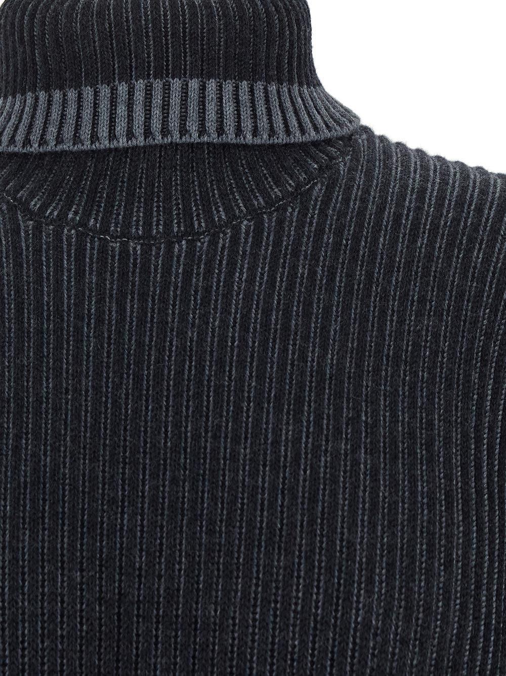 Oluxury Stone Island Ribbed Knit Vendita