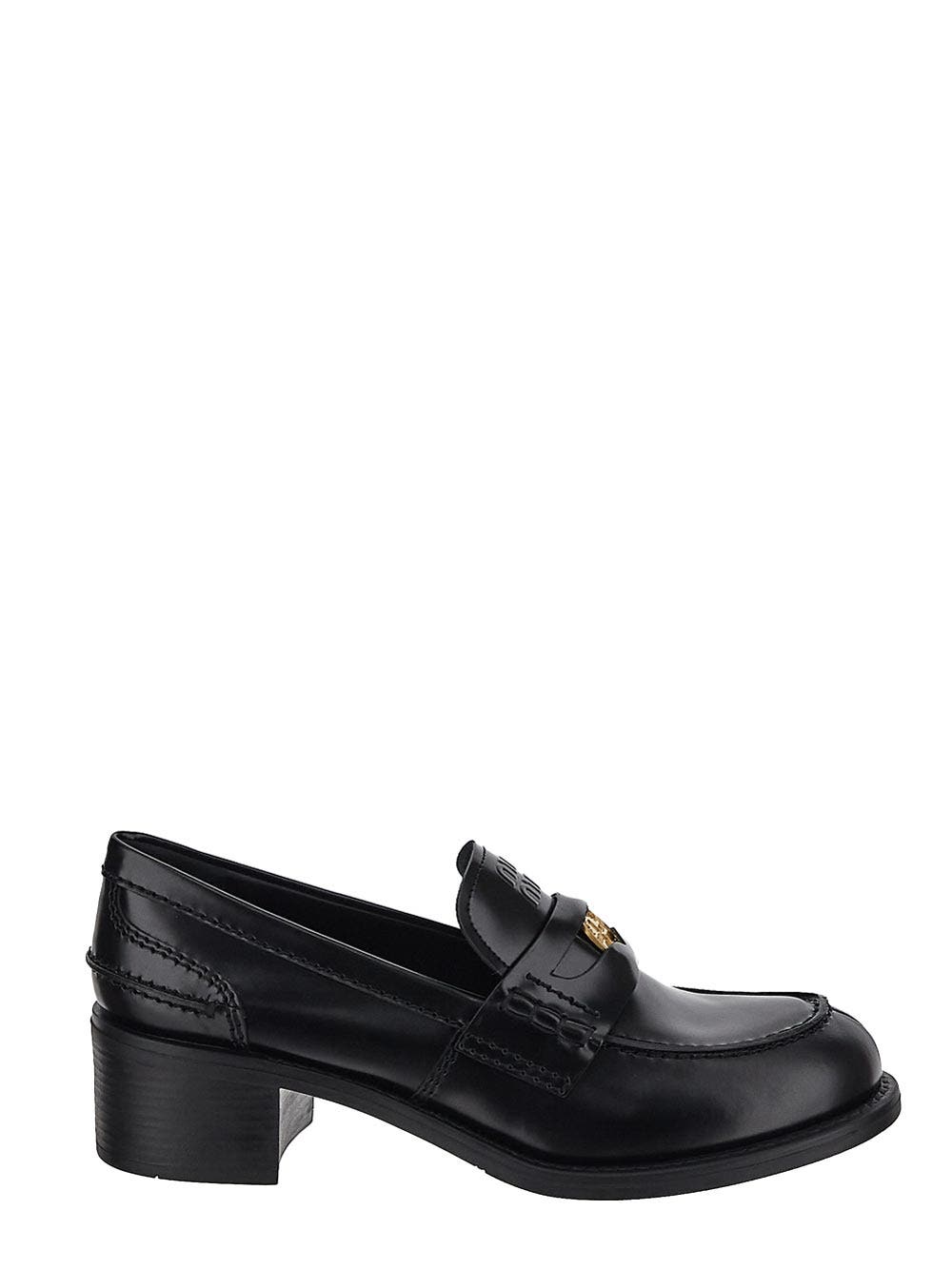 Oluxury Miu Miu Logo Loafer Affare Del Giorno