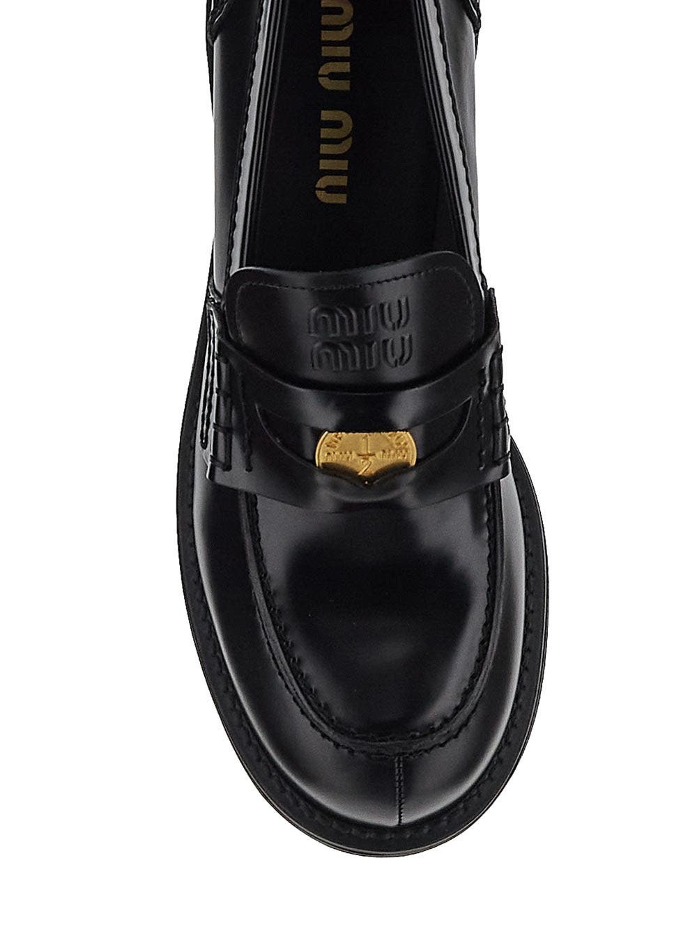 Oluxury Miu Miu Logo Loafer Affare Del Giorno