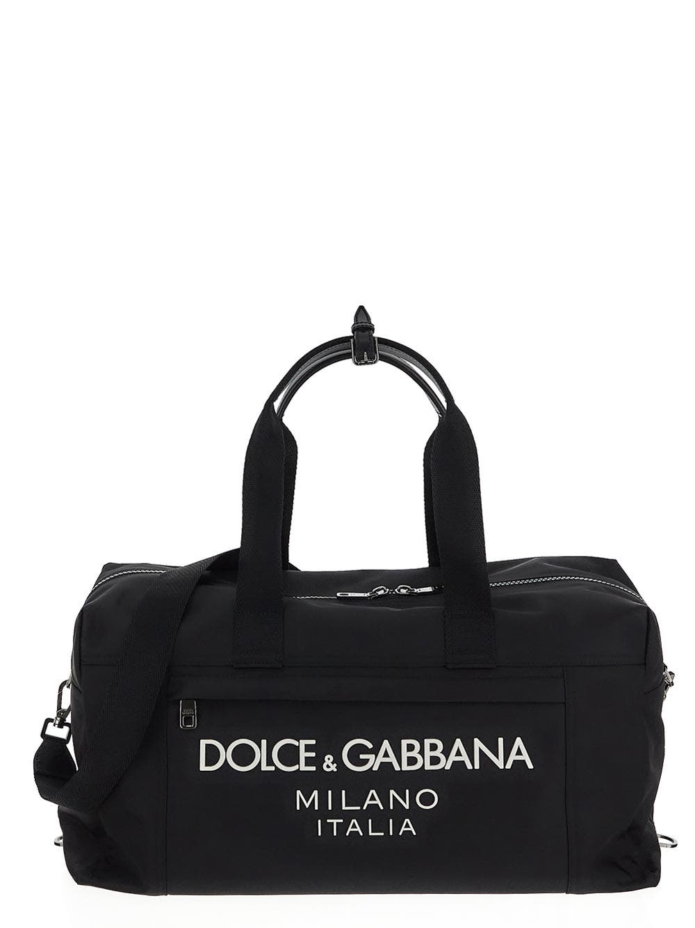 Oluxury Dolce & Gabbana Nylon Holdall Bag Vendita Economica