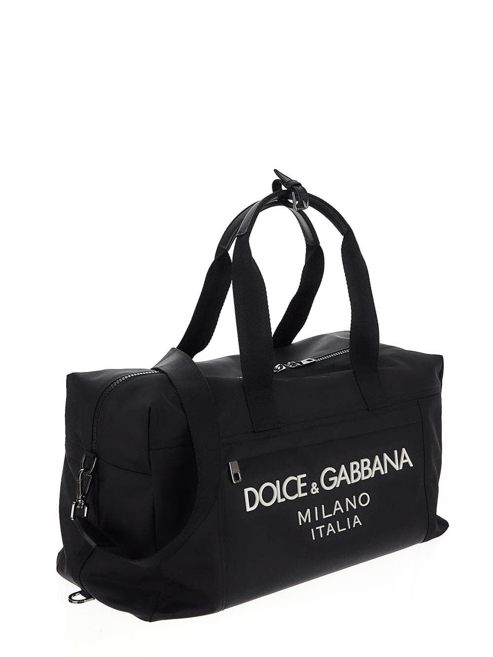 Oluxury Dolce & Gabbana Nylon Holdall Bag Vendita Economica