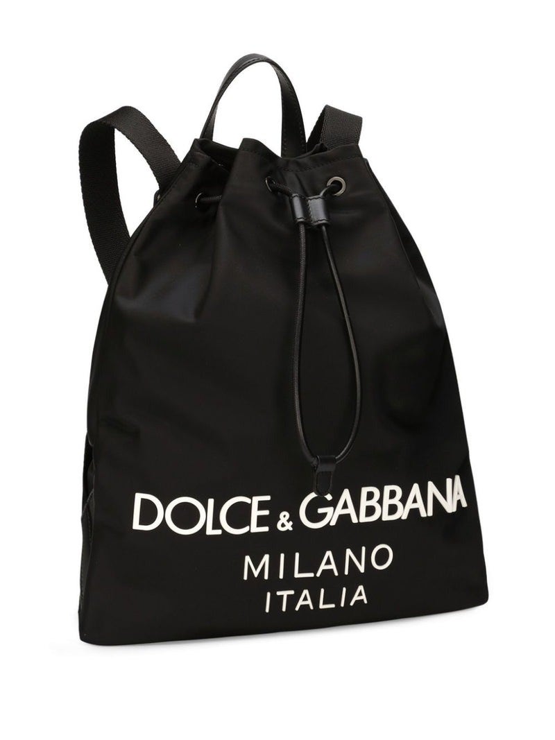 Oluxury Dolce & Gabbana Logo Backpack Enormi risparmi