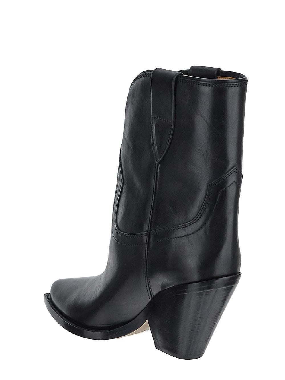 Oluxury Isabel Marant Leyane Texan Ankle Boots Prezzo Ridotto