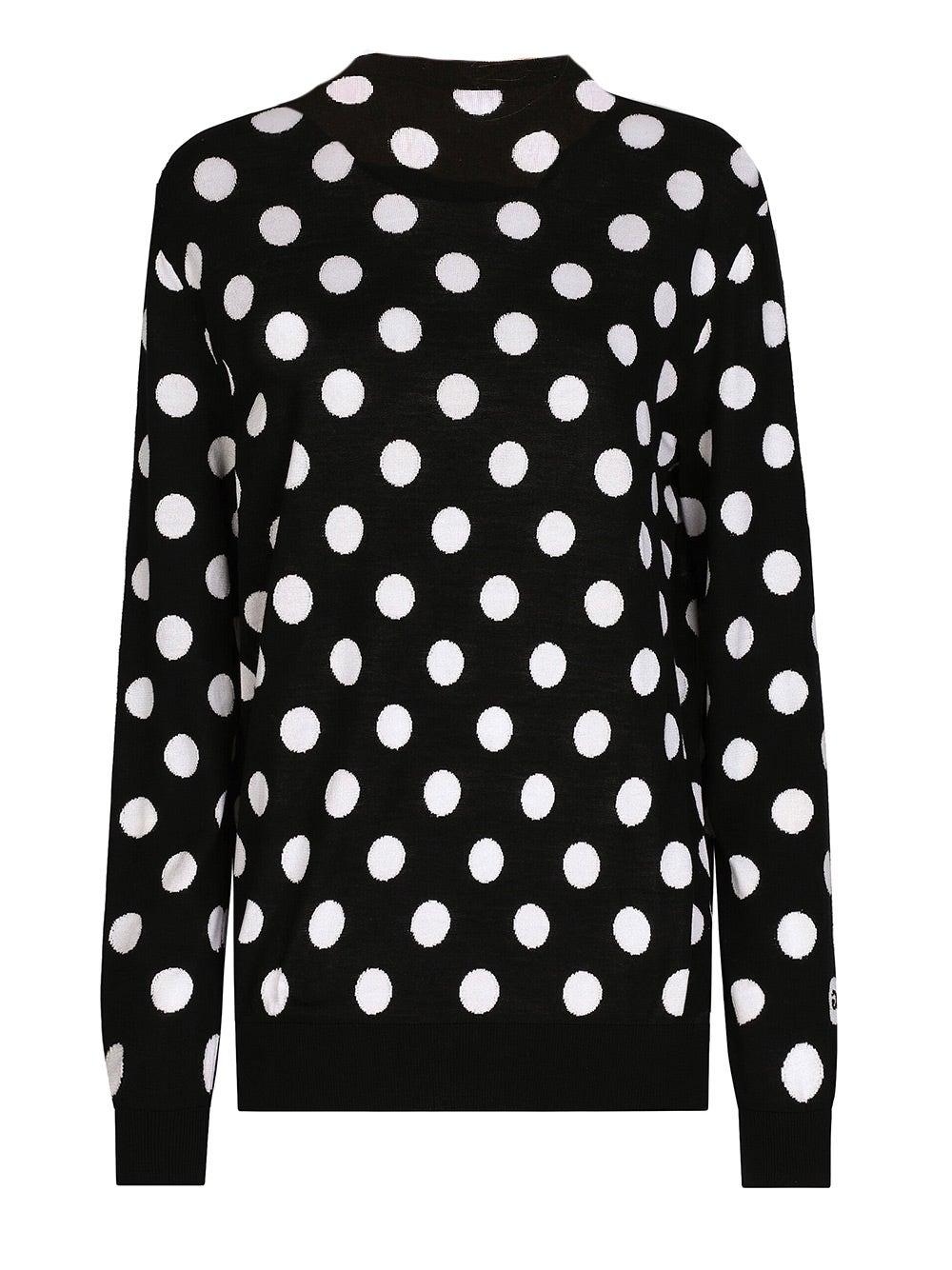 Oluxury Dolce & Gabbana Knitwear pois Super sconto