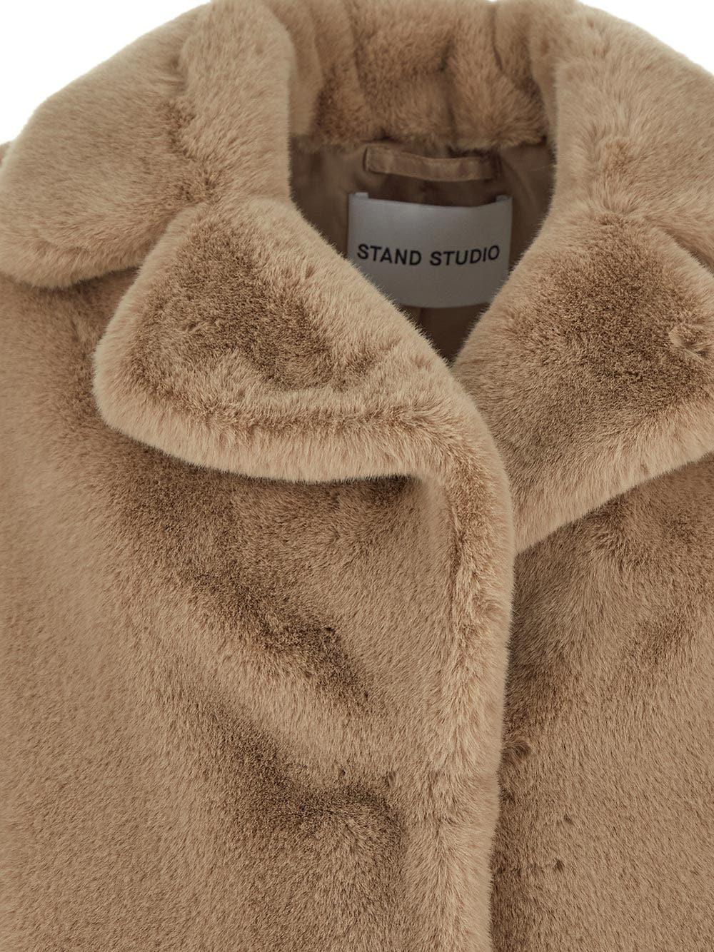 Oluxury Stand Studio Camille Cocoon Coat Black Friday Prezzi