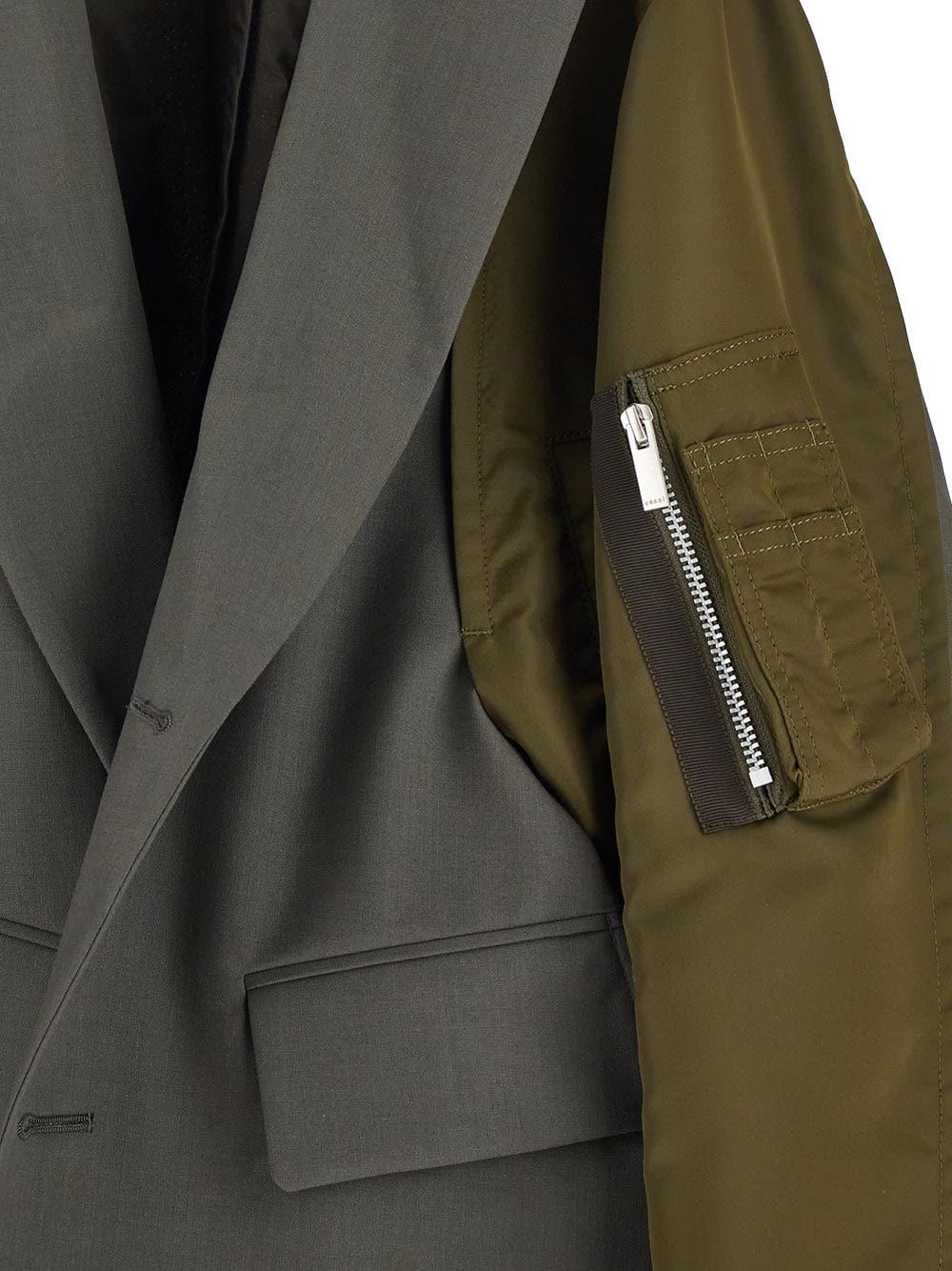 Oluxury Sacai Hybrid jacket Pezzi Unici