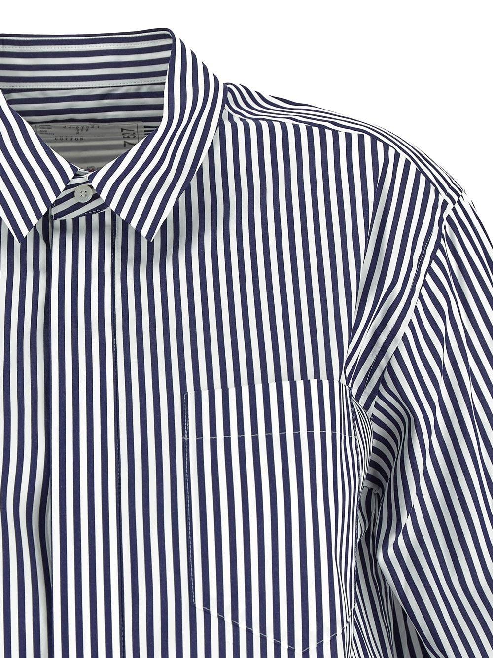 Oluxury Sacai Striped Shirt Soddisfazione Garantita