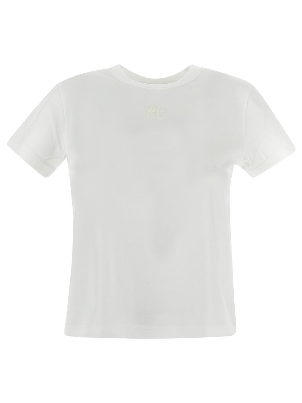 Oluxury T By Alexander Wang Essential Shrunk Tee Fino Al -60%