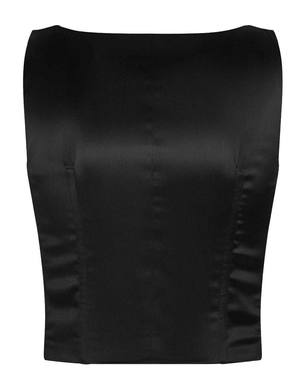 Oluxury Dolce & Gabbana Tuxedo Top vest Sottocosto