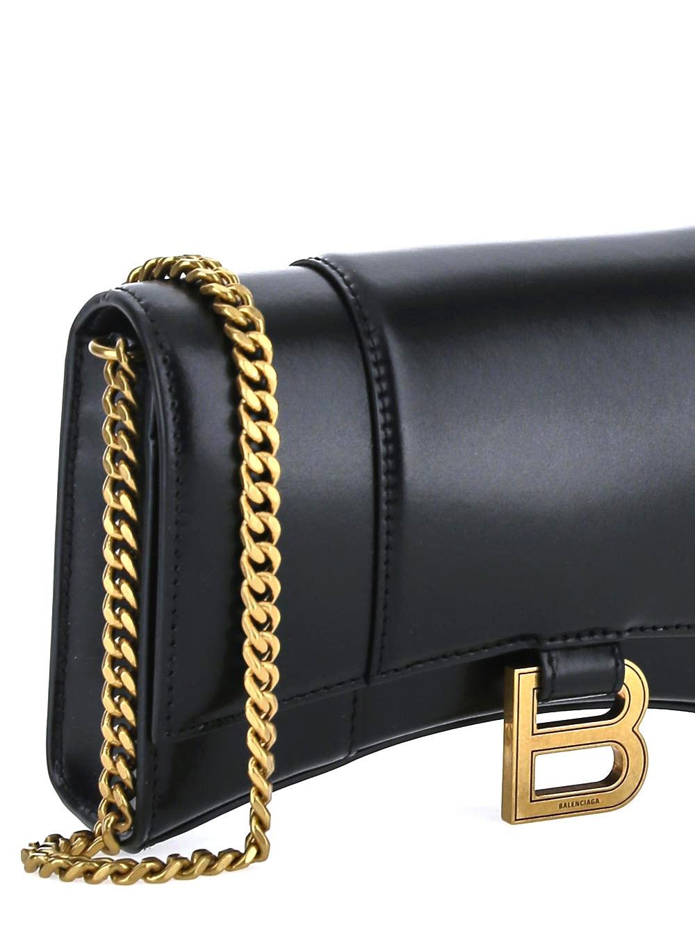 Oluxury Balenciaga Hourglass Chain Wallet Offerta Giorno del Papà