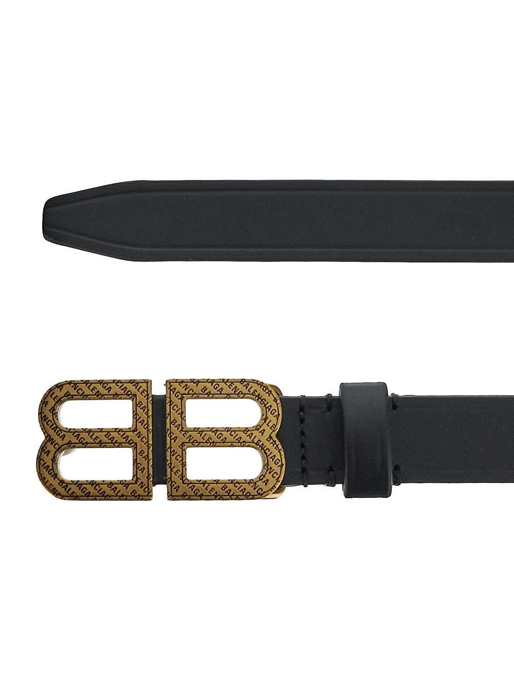 Oluxury Balenciaga Logo Belt Grandi sconti
