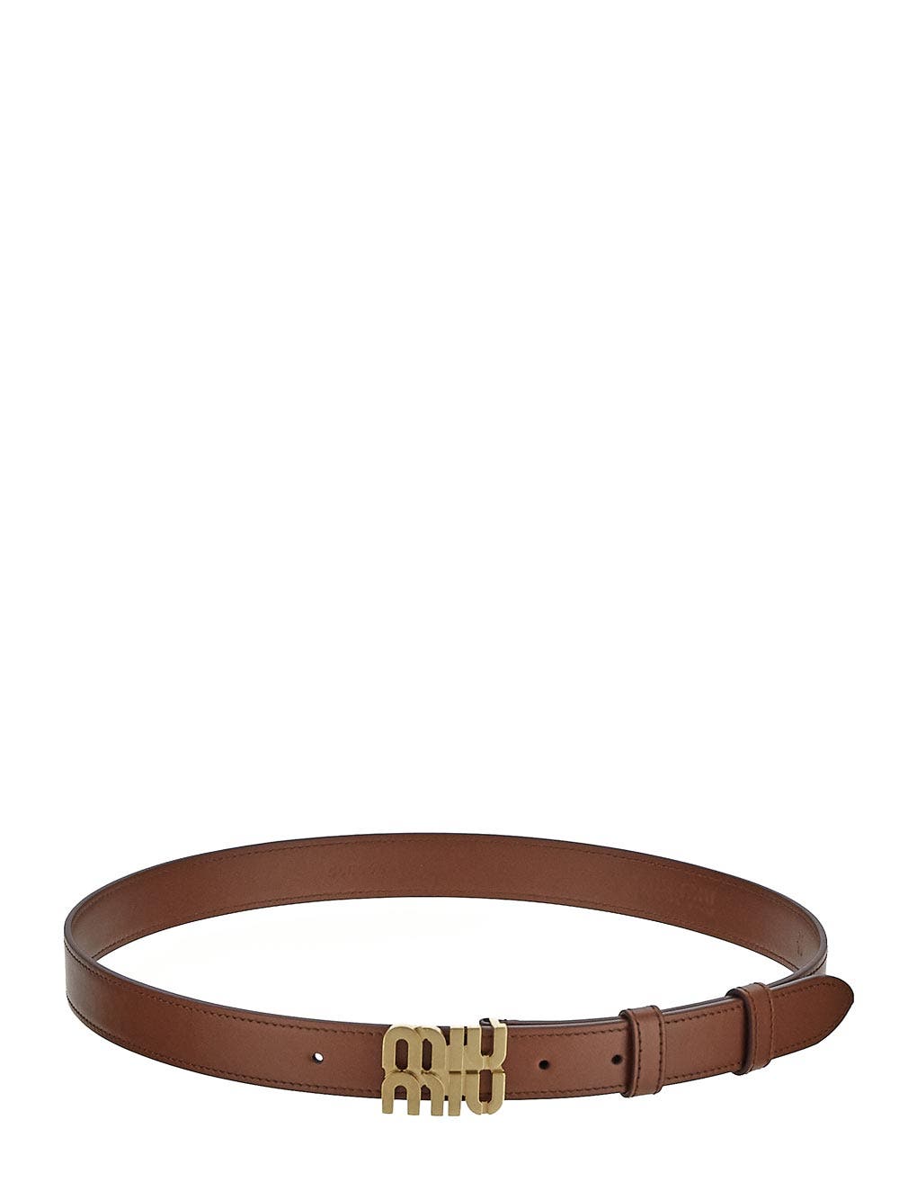 Oluxury Miu Miu Leather Belt Liquidazione