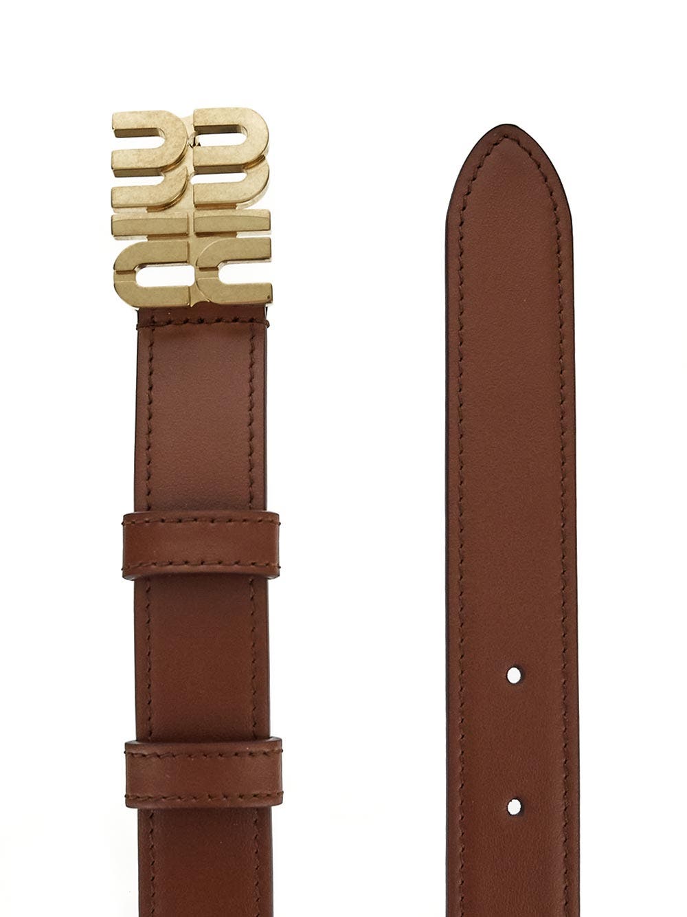 Oluxury Miu Miu Leather Belt Liquidazione