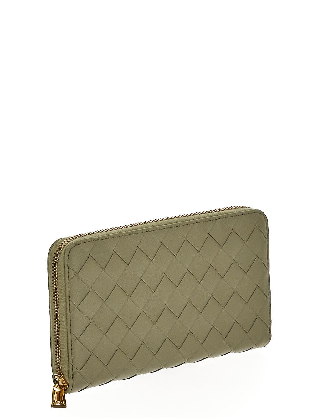 Oluxury Bottega Veneta Intrecciato Zip Around Wallet Ritorno libero