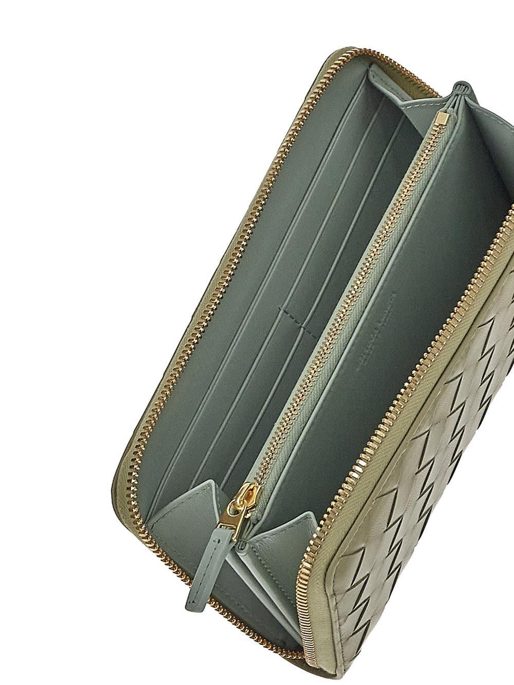 Oluxury Bottega Veneta Intrecciato Zip Around Wallet Ritorno libero