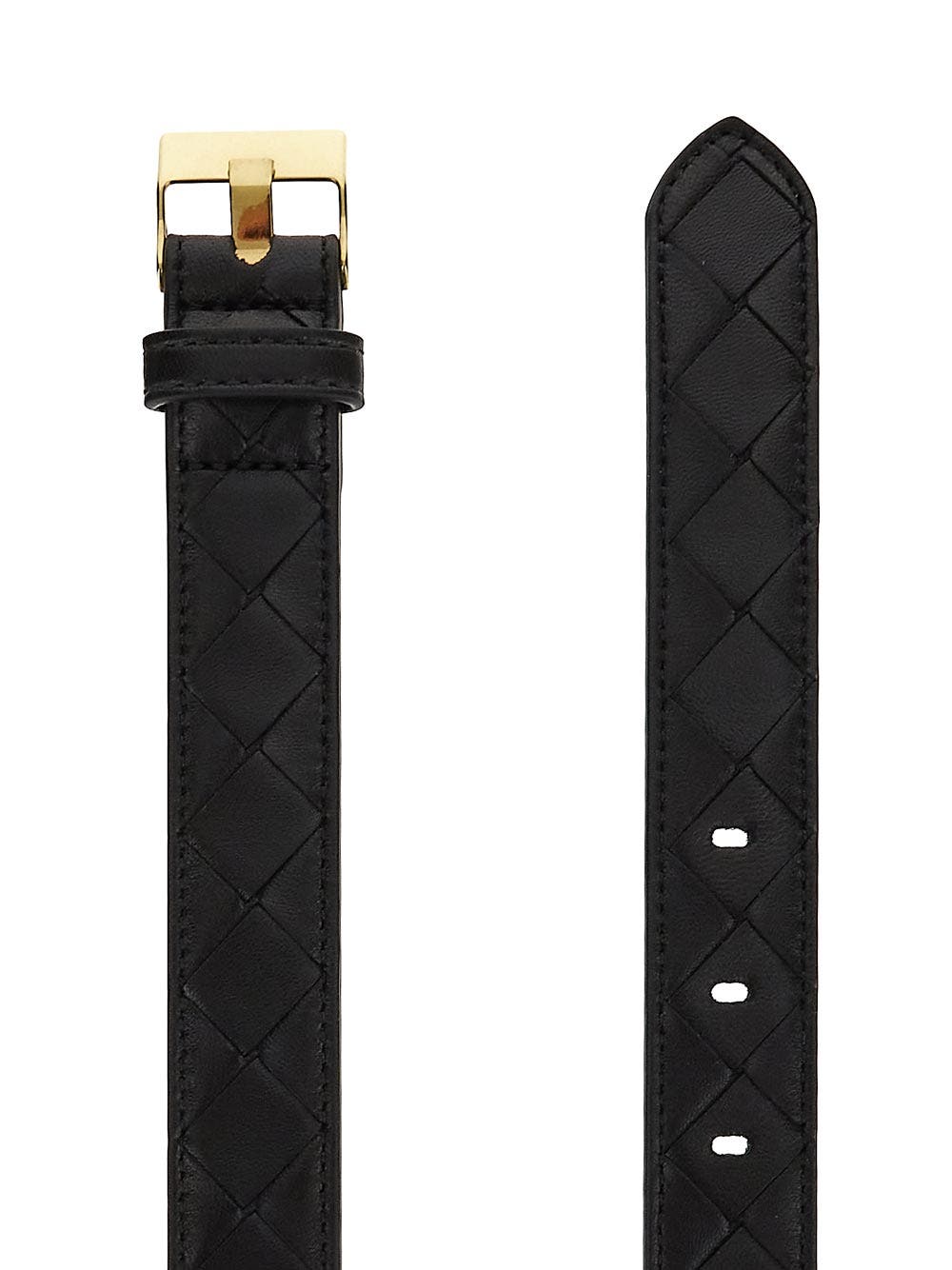 Oluxury Bottega Veneta Wantch Intrecciato Belt Qualità