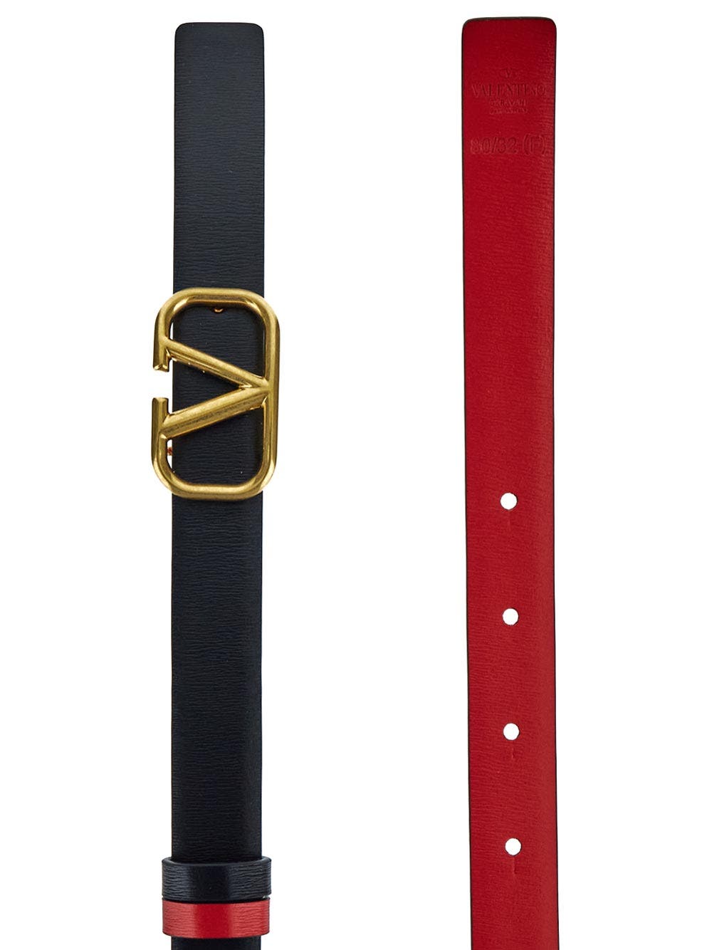 Oluxury Valentino Garavani Reversible V Logo Belt Pezzi Unici