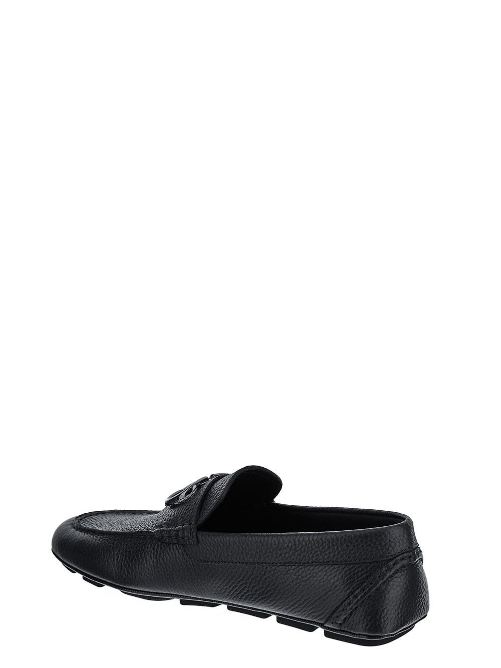 Oluxury Valentino Garavani V-Logo Signature Driving Shoes Outlet