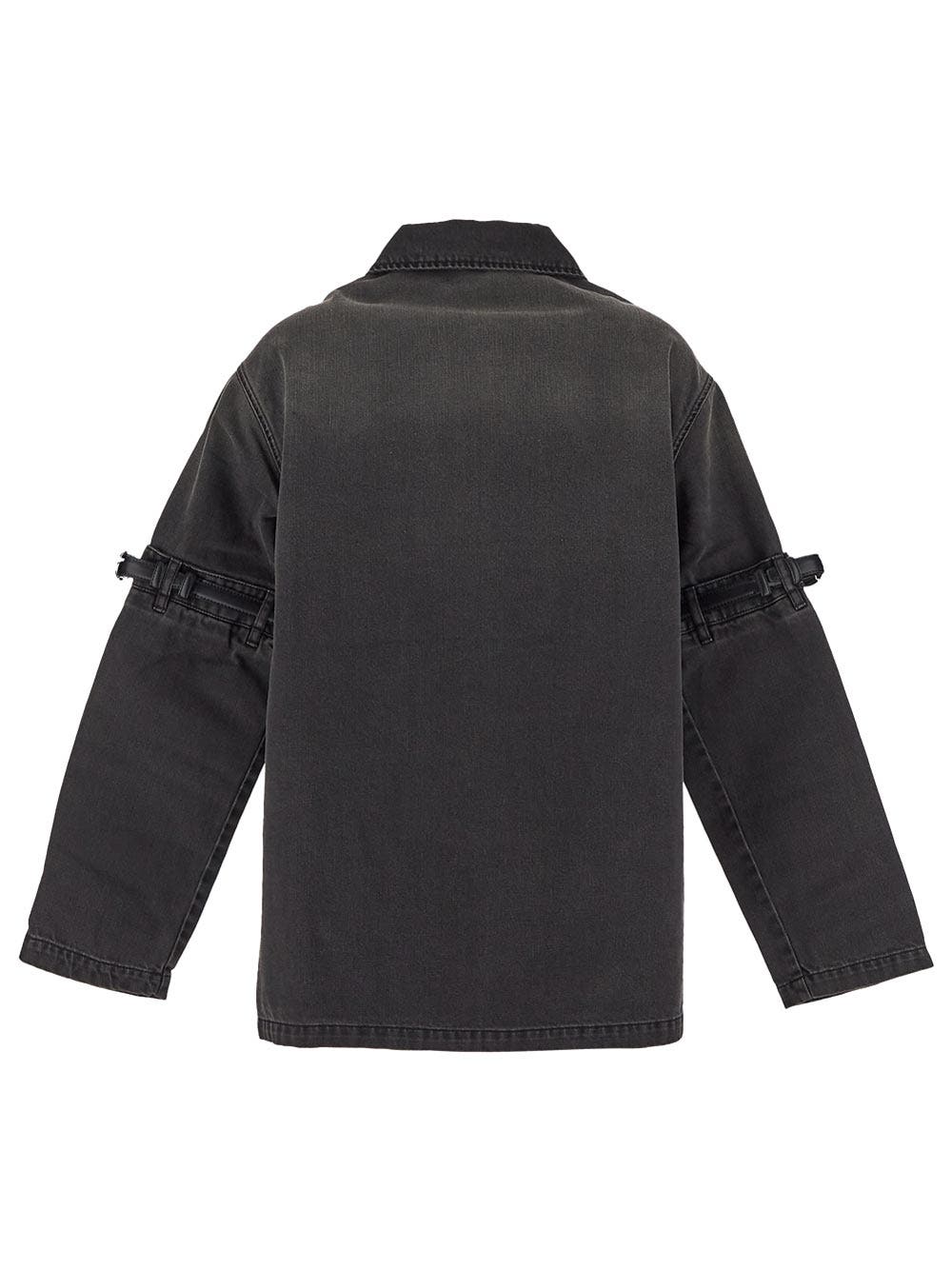 Oluxury Coperni hybrid Denim Overshirt jacket Vendite stagionali