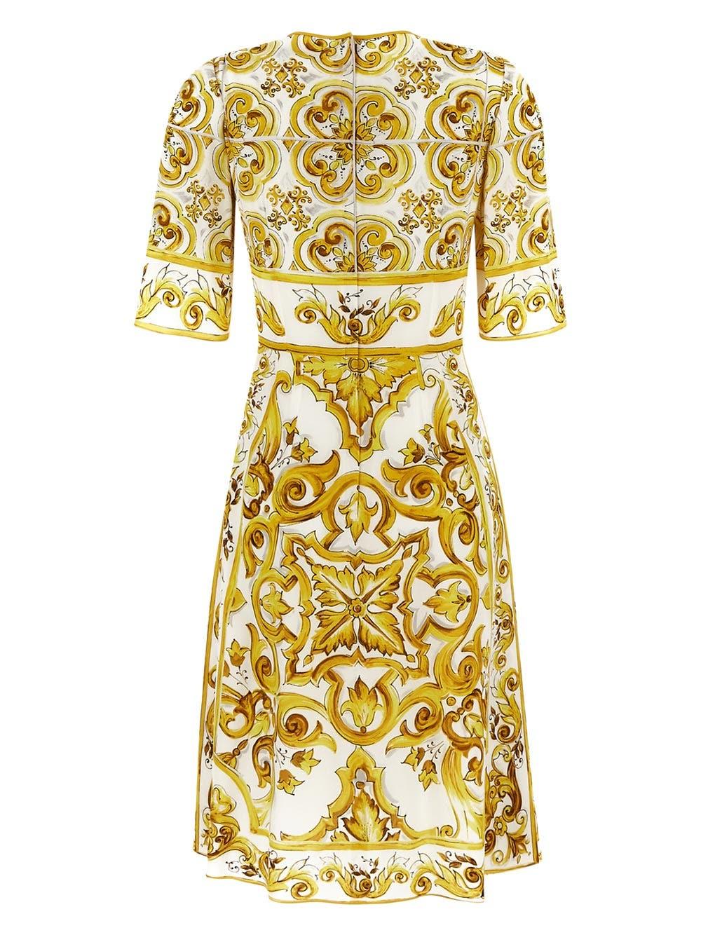 Oluxury Dolce & Gabbana Maiolica Dress Cyber Monday