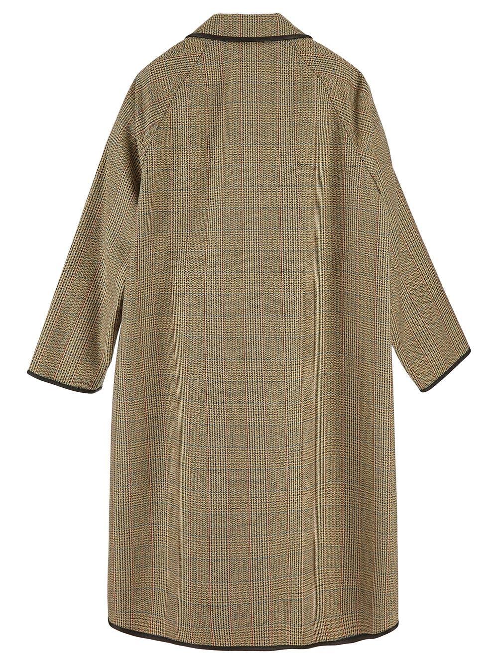 Oluxury Bottega Veneta Check Coat Offerte giornaliere